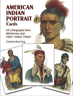 Kortbog - American Indian Portrait Cards